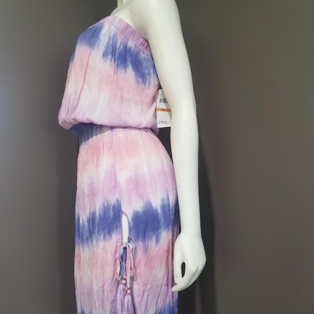 Becca Free Bird Tie-Dyed Dress Swim Coverup- Orchid Size Small - Picture 4 of 11
